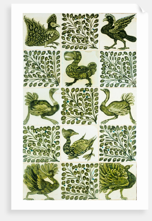 Birds and leaves by Unknown