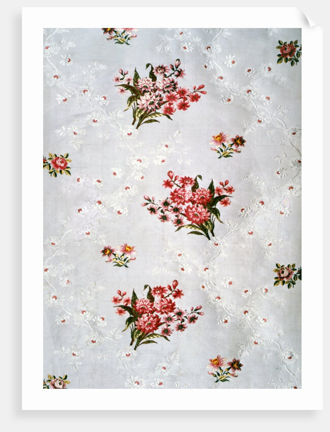 Dress fabric design by Unknown