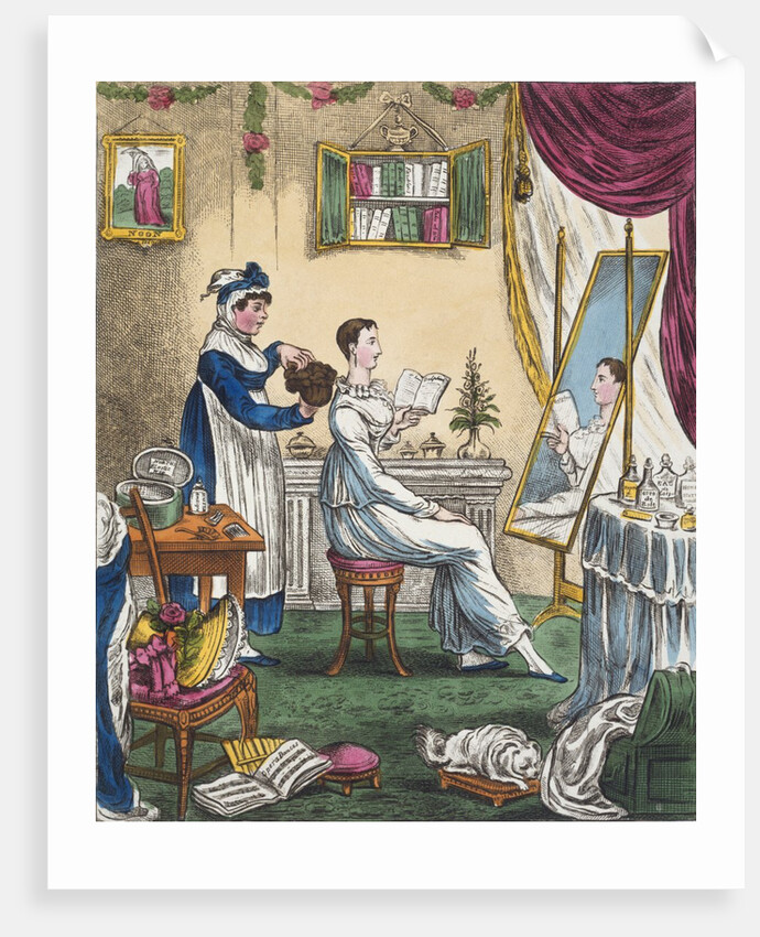 The Progress of the Toilet or The Wig by James Gillray