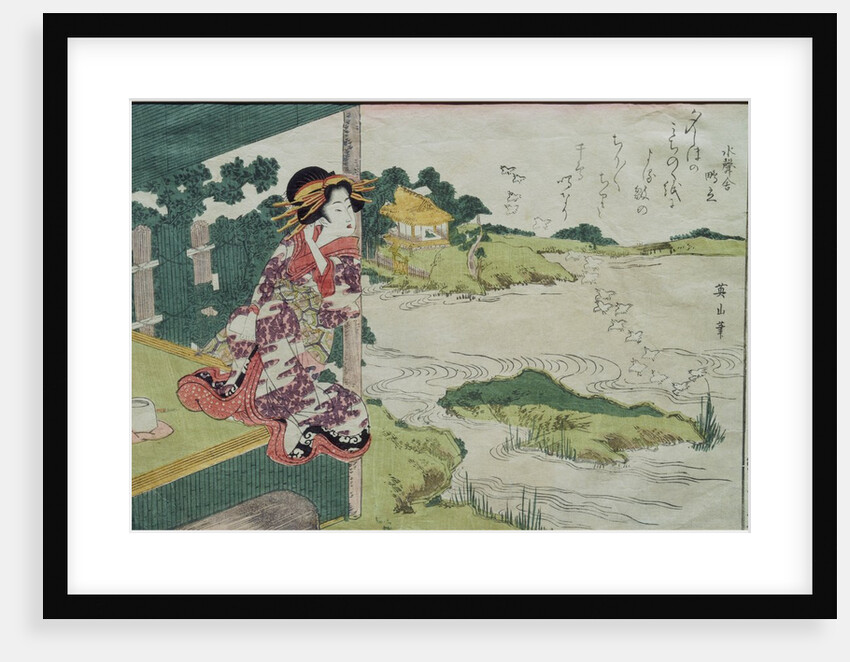 The Chidori-Tama River in Mutsu Province by Kikukawa Eizan