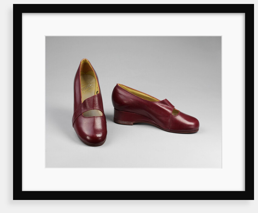Colleen, woman's utility shoes. Britain, mid-20th century by Unknown