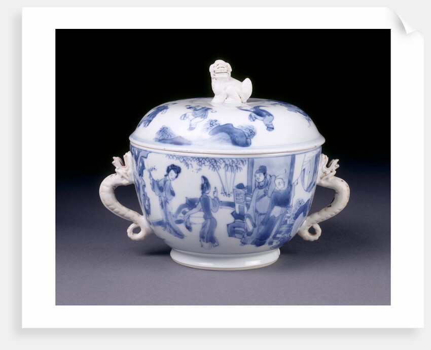 Lidded bowl by Unknown
