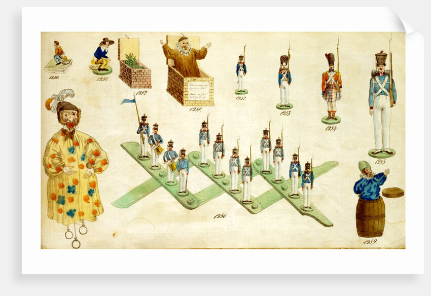 Toy soldiers by Anonymous