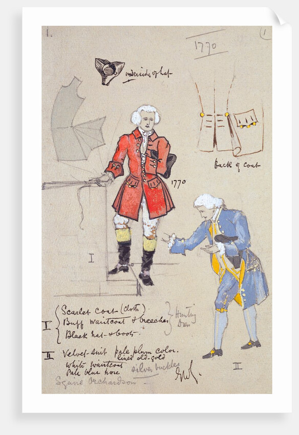Costume design by Edward William Godwin