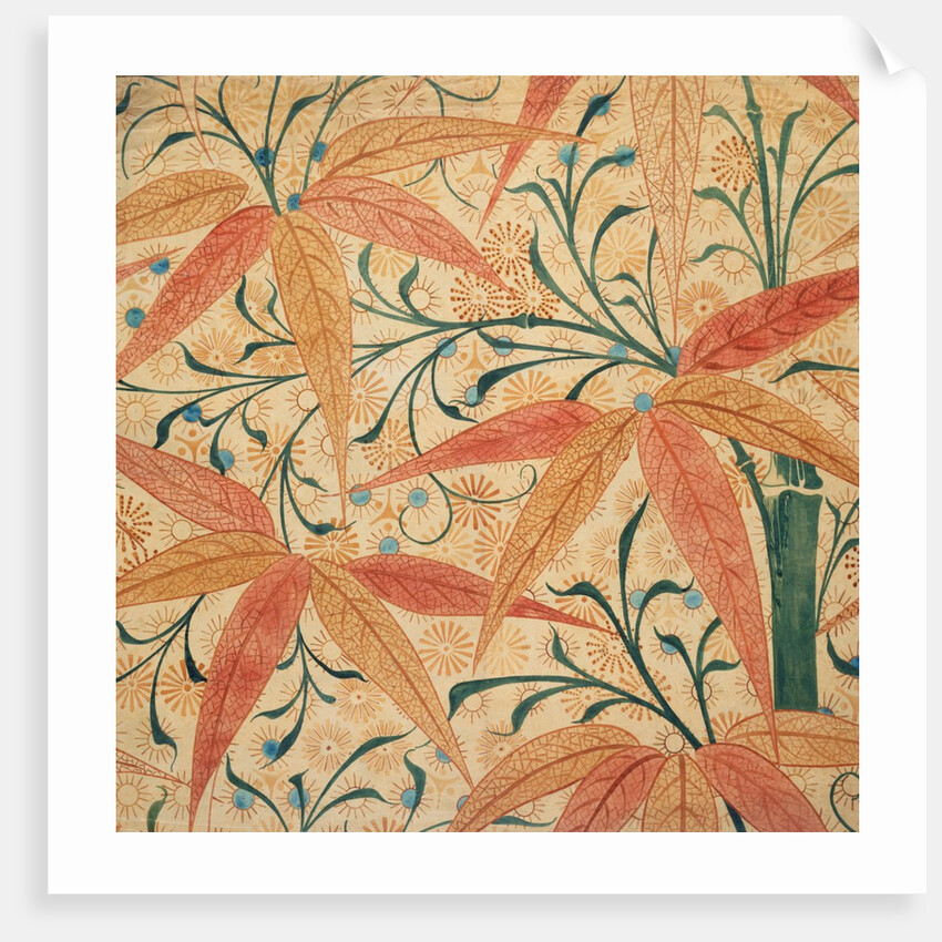 Bamboo wallpaper by Edward William Godwin