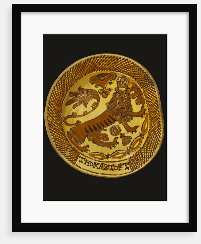 Heraldic Lion Dish by Thomas Toft