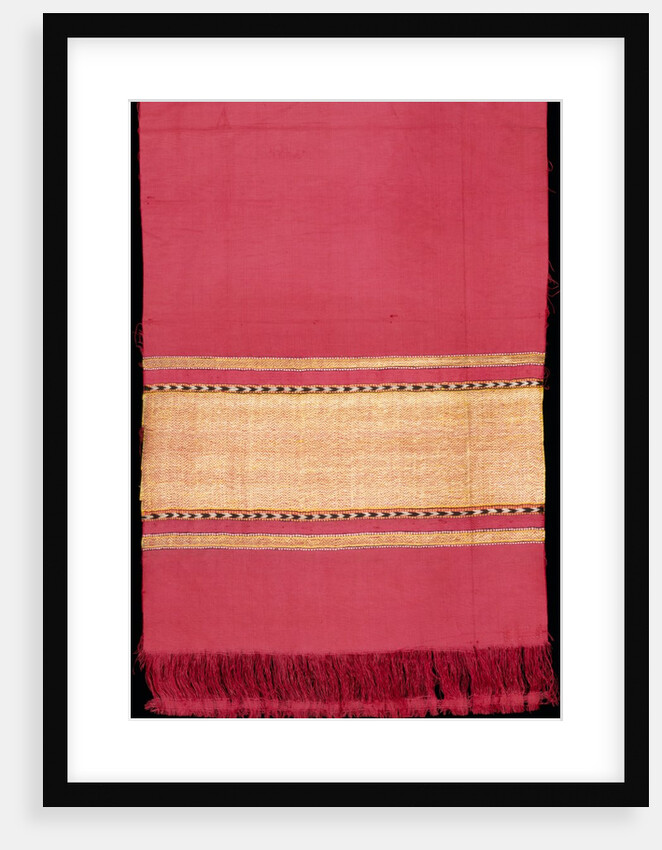 Woven silk fragment. Punjab, India, mid-19th century by Unknown