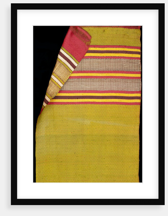 Woven silk fragment. Punjab, India, mid-19th century by Anonymous