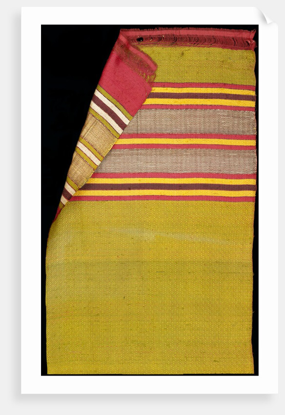 Woven silk fragment. Punjab, India, mid-19th century by Anonymous