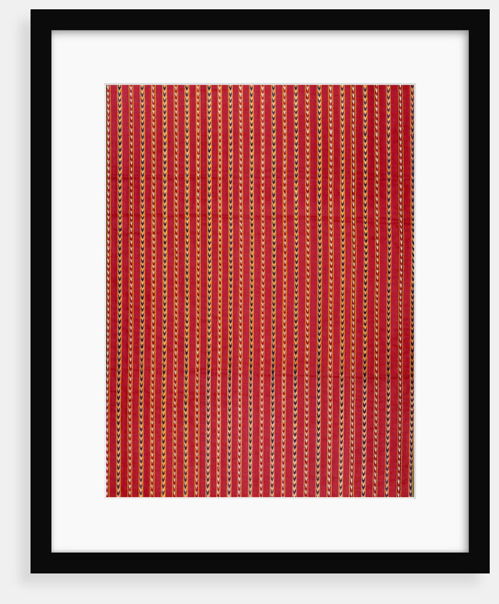 Woven silk fragment. Punjab, India, mid-19th century by Unknown