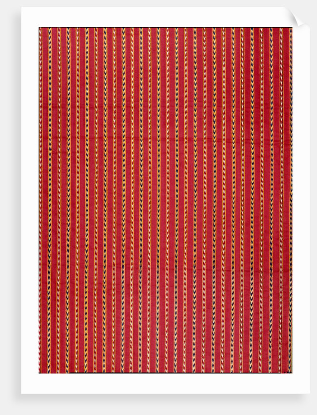 Woven silk fragment. Punjab, India, mid-19th century by Unknown