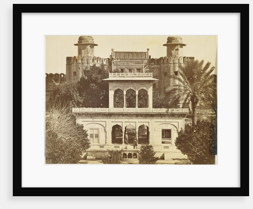 Marble Pavillion and Entrance to Old Fort by J. Craddock