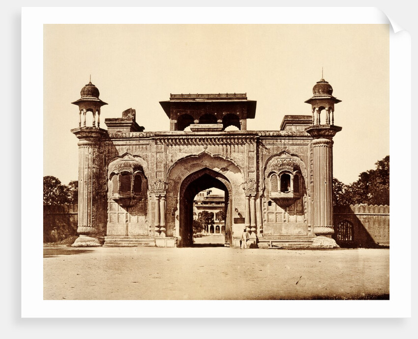 Ram Bagh Gateway by Felice Beato