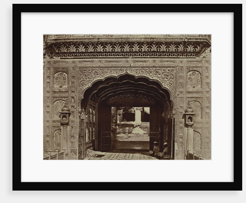 Exterior detail of The Golden Temple by Felice Beato