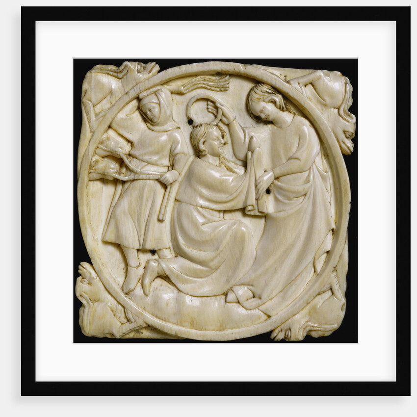 A Lady Crowning her Lover. Paris, France, early 14th century by Unknown