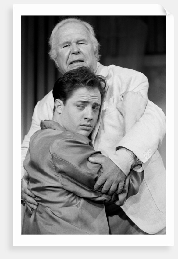 Brendan Fraser and Ned Beatty in Tennessee Williams's Cat on a Hot Tin Roof at the Lyric Theatre by Graham Brandon