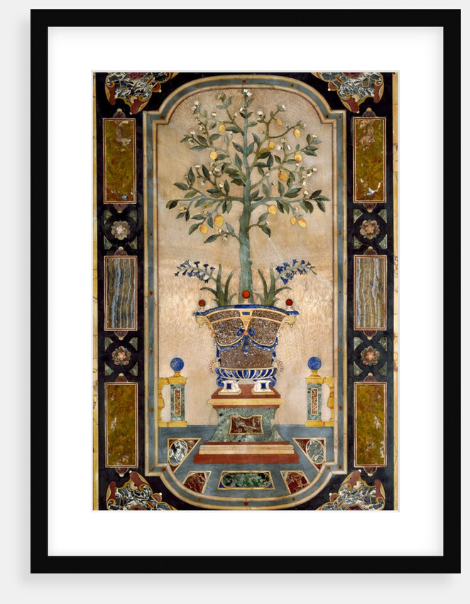 Vase of Flowers with Fruit. Florence, Italy, 1675 by Matteo Nigetti
