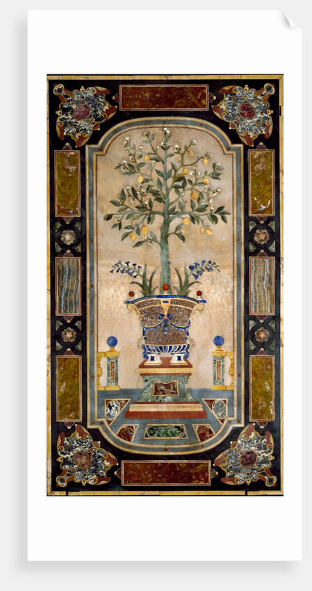 Vase of Flowers with Fruit. Florence, Italy, 1675 by Matteo Nigetti