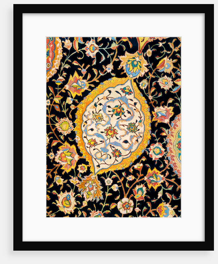 The Ardabil Carpet, detail. Iran, mid-16th century by Anonymous