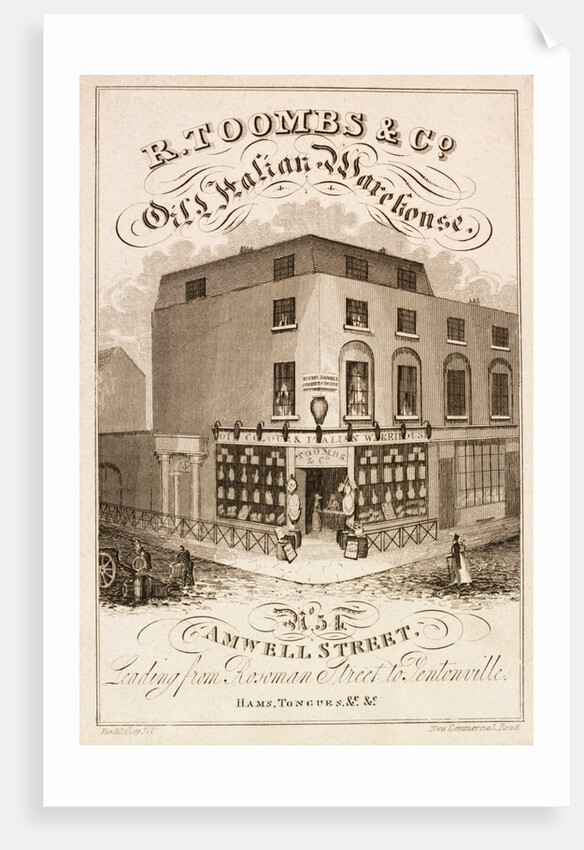 Trade card for R.Toombs & Co by Unknown