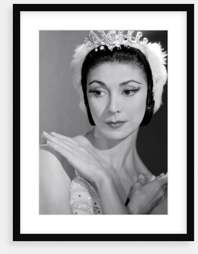 Margot Fonteyn in Tchaikovsky's Swan Lake at the Sadler's Wells Theatre by Houston Rogers