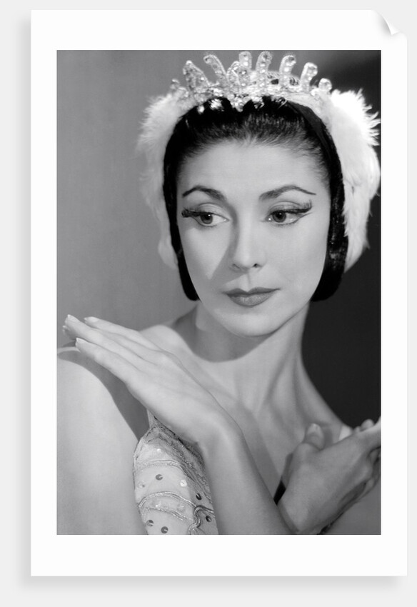Margot Fonteyn in Tchaikovsky's Swan Lake at the Sadler's Wells Theatre by Houston Rogers