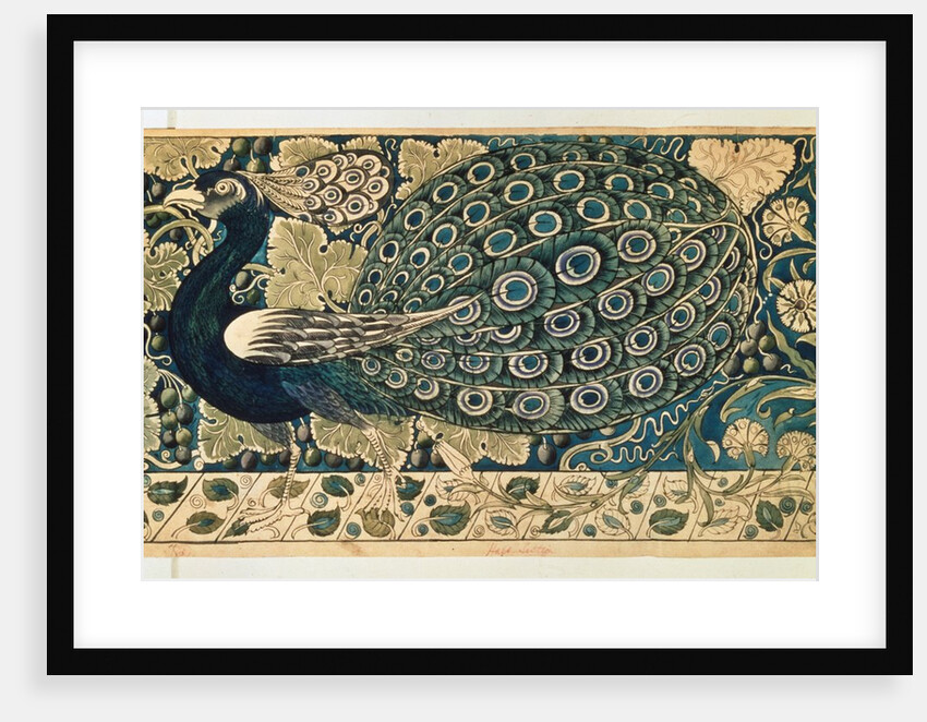 Design for a tile panel by William Frend De Morgan