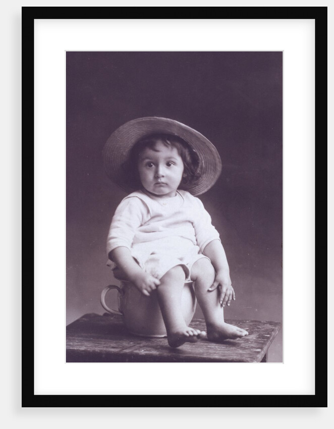 Baby on a Potty by Unknown