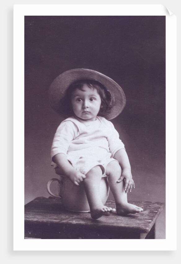 Baby on a Potty by Unknown