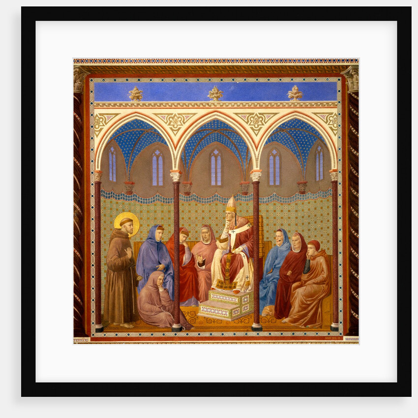 St Francis Before Pope Honorius by Edward Kaiser