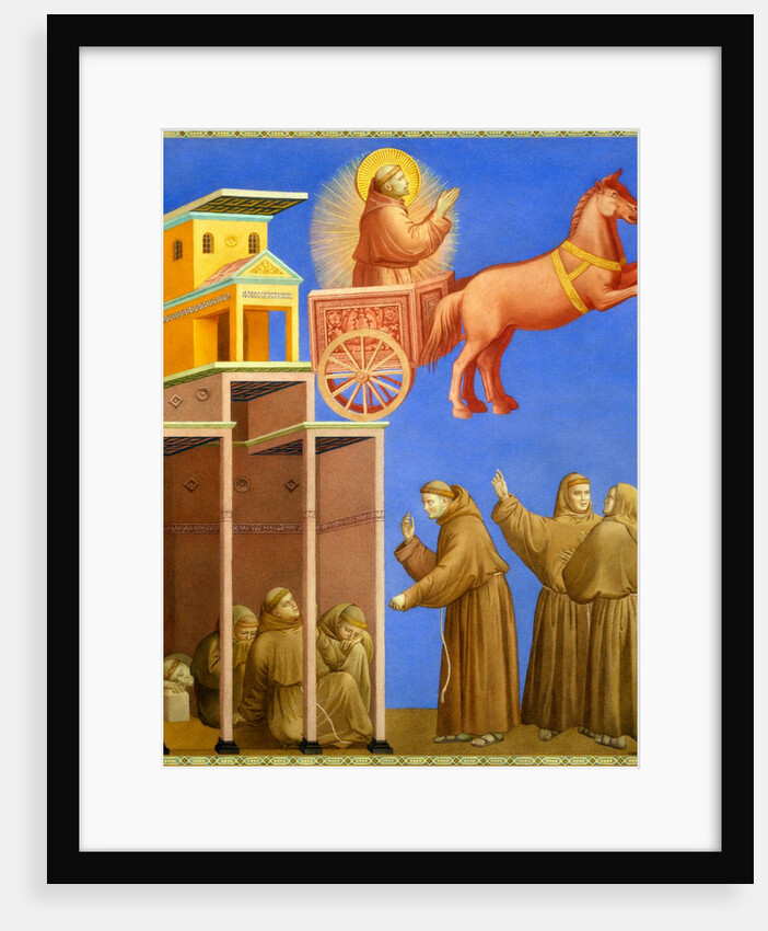 St Francis in the Chariot of Fire by Edward Kaiser