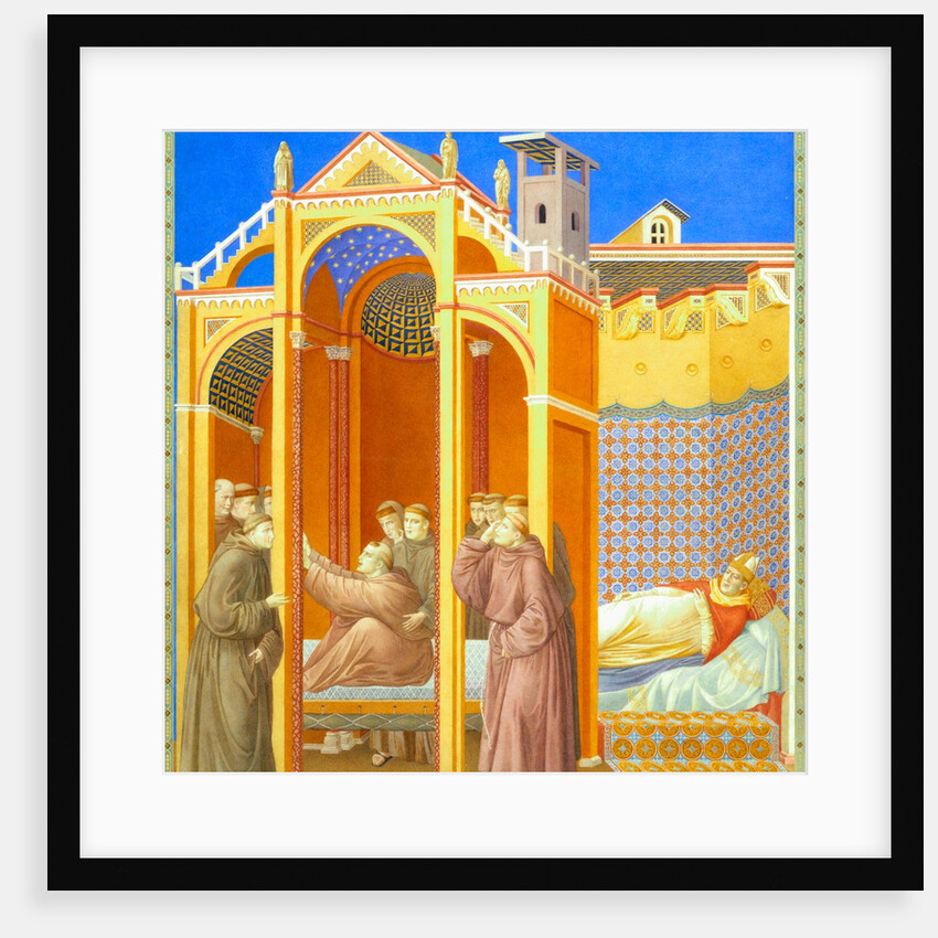 Friar Sees St Francis Ascending by Edward Kaiser