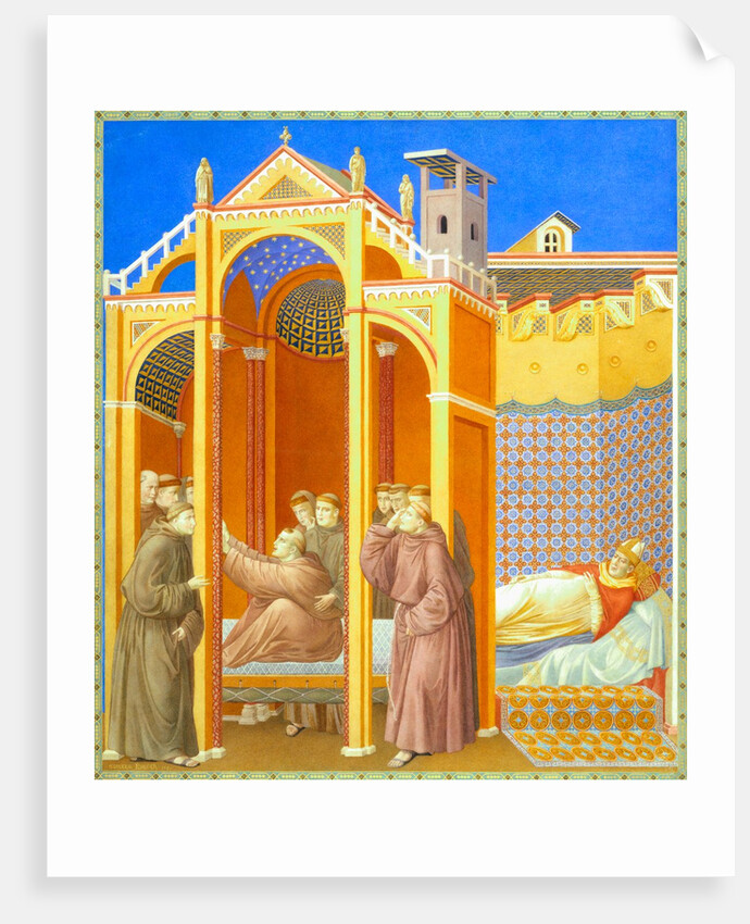 Friar Sees St Francis Ascending by Edward Kaiser