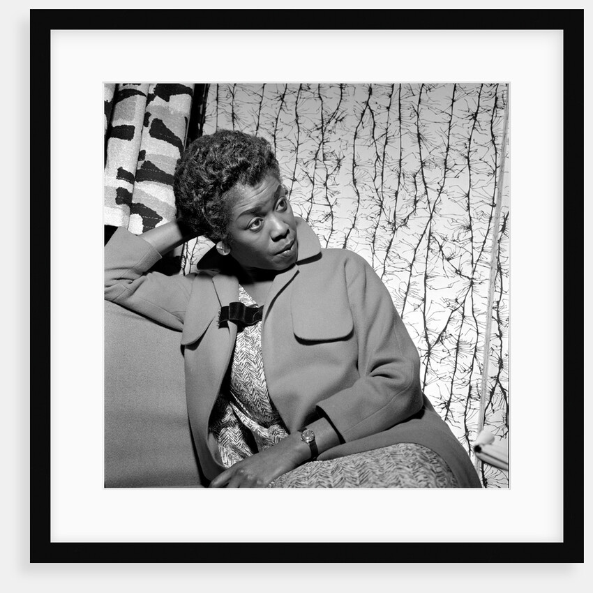 Sarah Vaughan, American jazz singer by Harry Hammond