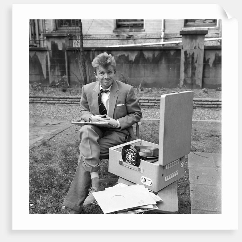 Tommy Steele preparing for the BBC Radio Show by Harry Hammond