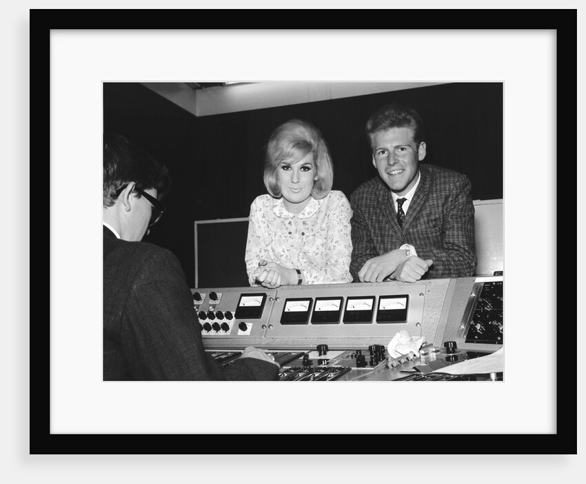 Dusty Springfield at Philip Records Recording Studio by Harry Hammond