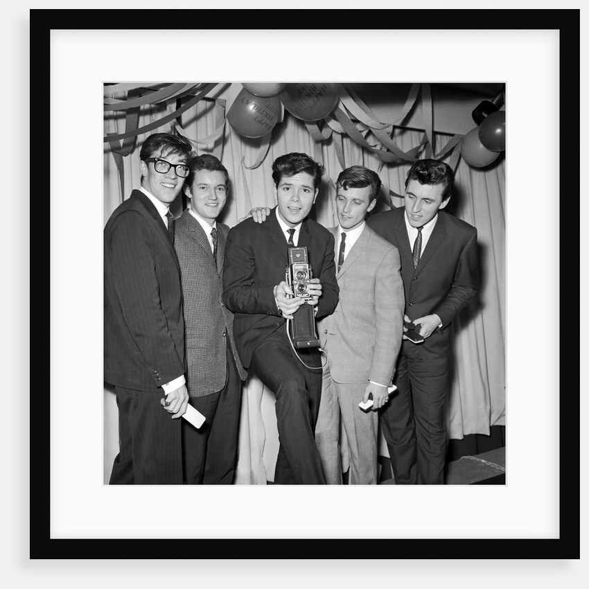 The Shadows with Cliff Richard by Harry Hammond