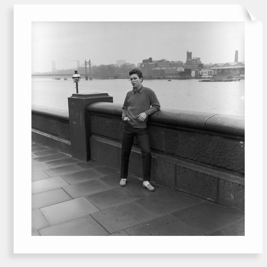 Cliff Richard by the Thames in Chelsea by Harry Hammond