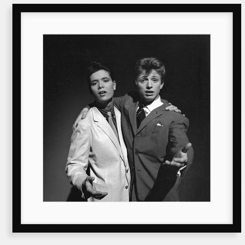 Cliff Richard with Tommy Steele by Harry Hammond