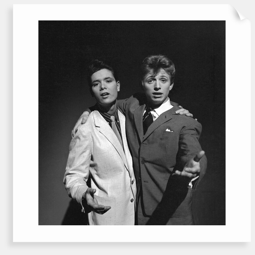 Cliff Richard with Tommy Steele by Harry Hammond