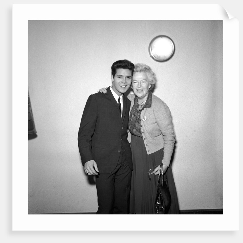 Cliff Richard with Gracie Fields by Harry Hammond