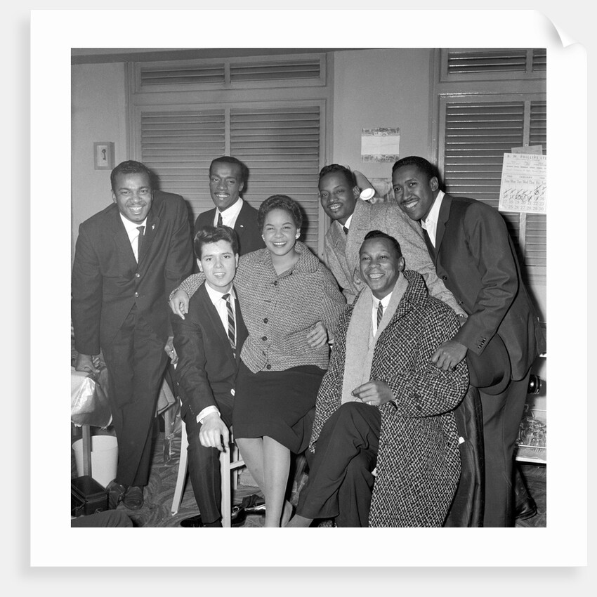 Cliff Richard with The Platters by Harry Hammond