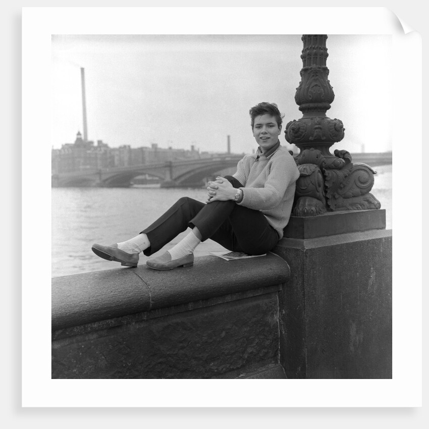 Cliff Richard by the Thames at Chelsea by Harry Hammond
