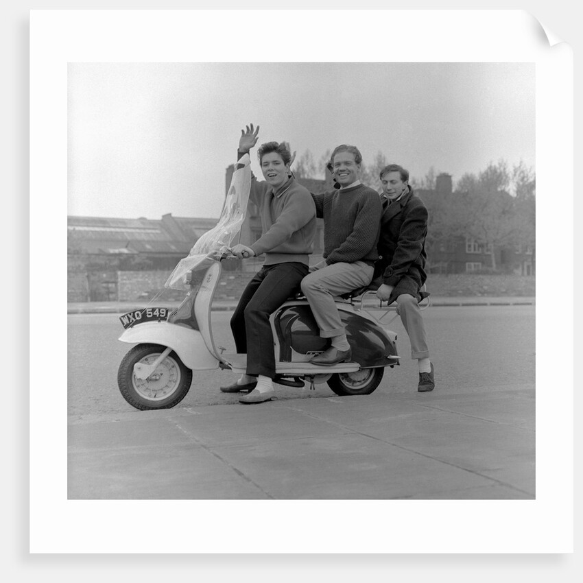 Cliff Richard with Ray Mackender and an unknown man by Harry Hammond