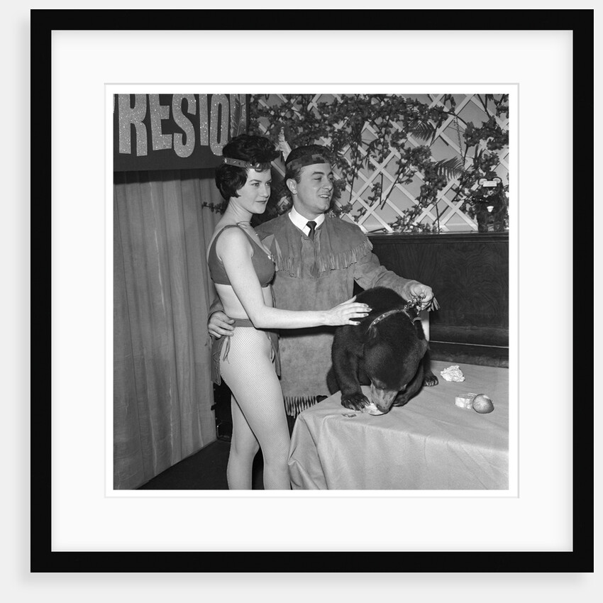 Johnny Preston with an unknown woman by Harry Hammond