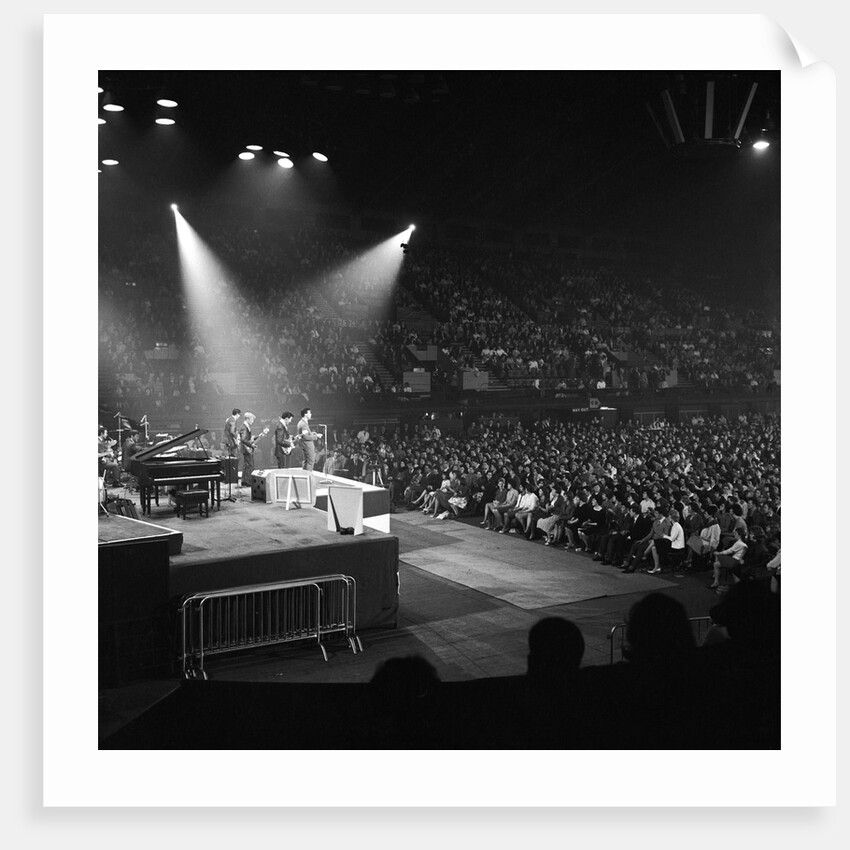 Cliff Richard and the Shadows performing on stage by Harry Hammond