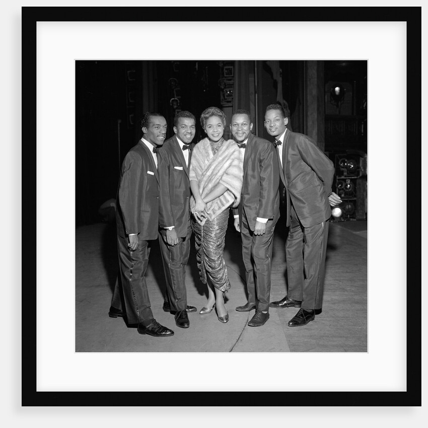 The Platters posing at the Palladium by Harry Hammond