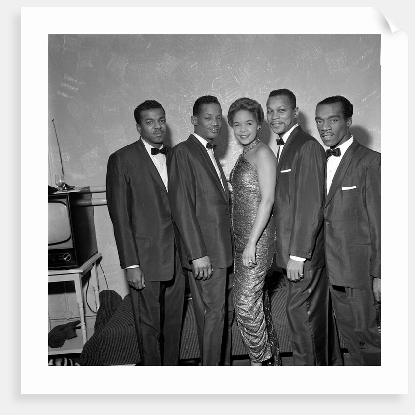 The Platters posing at the Palladium by Harry Hammond