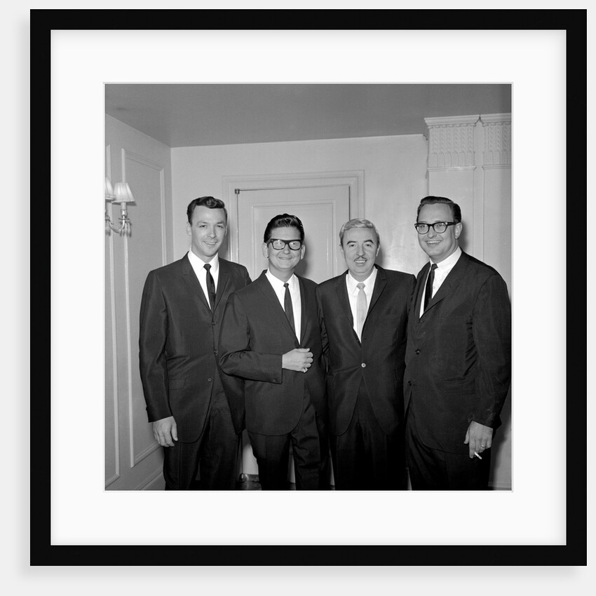 Roy Orbison and Wesley Rose by Harry Hammond