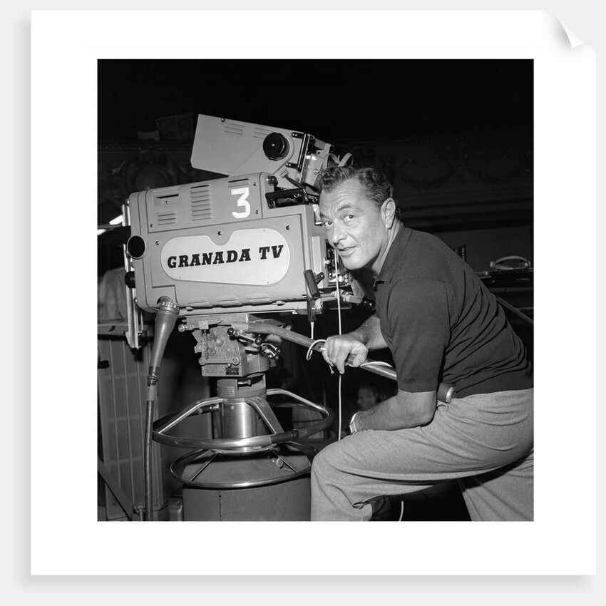 Tony Martin on set at Granada Television by Harry Hammond